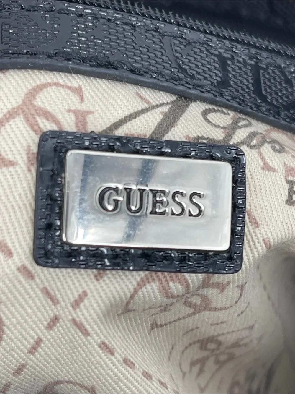 Guess structured satchel